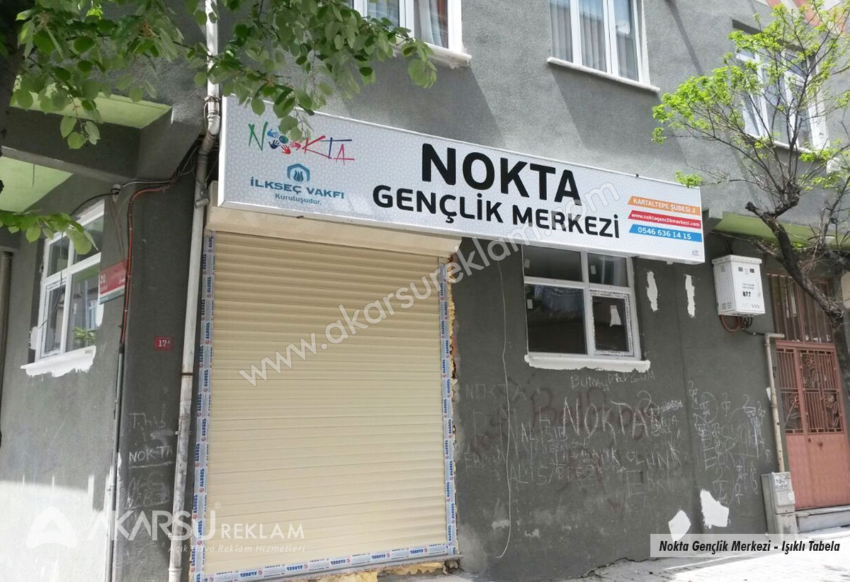 Nokta Gençlik Merkezi - Işıklı Tabela